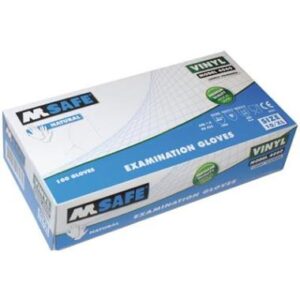 M-Safe vinyl onderzoekshandschoenen wit